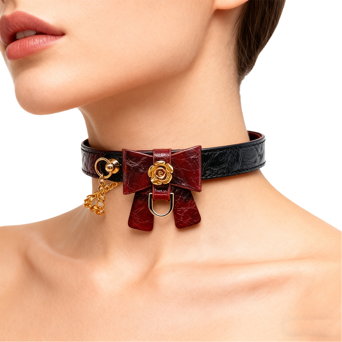 Retro Bow Tie Collar