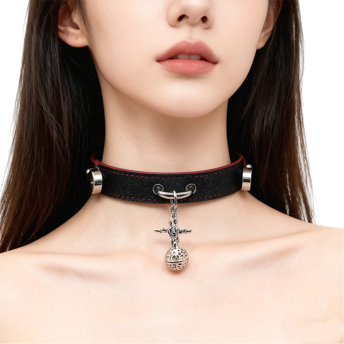 Cross Bell Collar