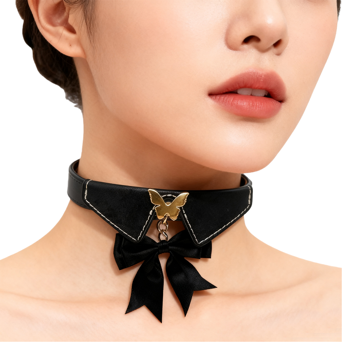 Butterfly Bow Collar