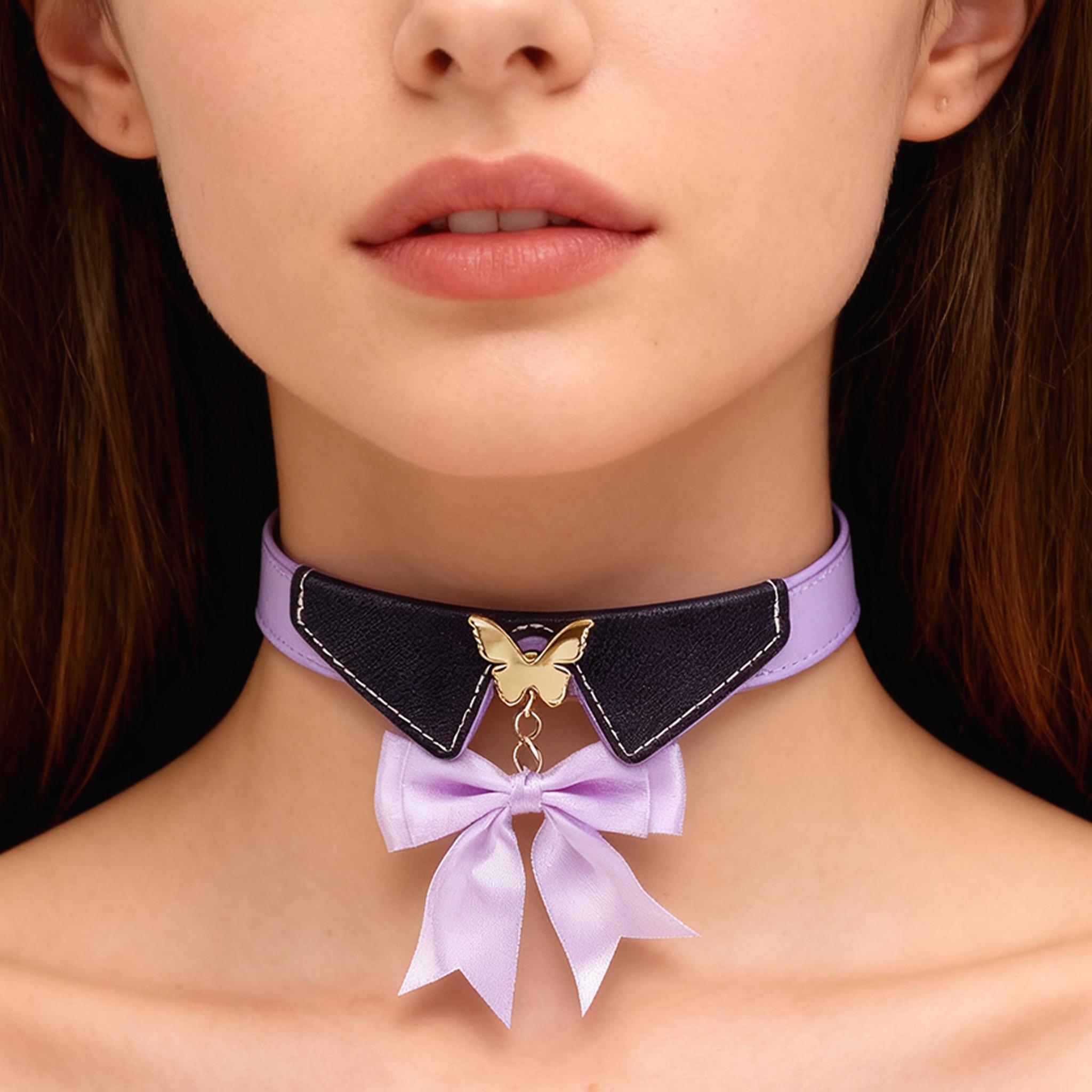 Butterfly Bow Collar