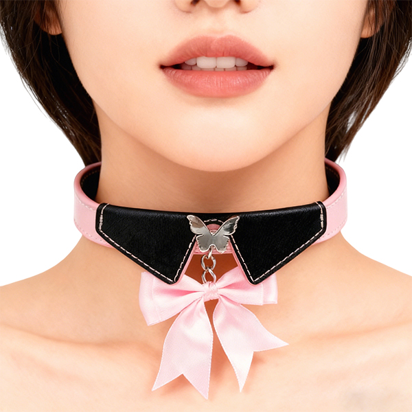 Butterfly Bow Collar